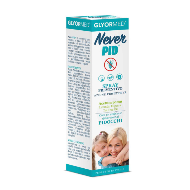 GlyorMed Never PID Spray Preventivo Capelli