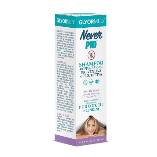 GlyorMed Never PID Shampoo Preventivo Doppia Azione 150 ml